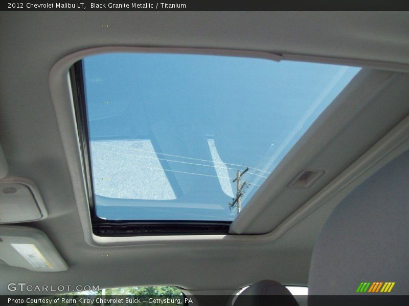 Sunroof of 2012 Malibu LT