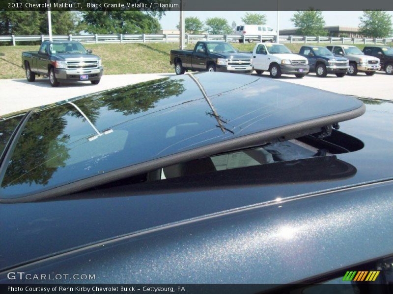 Sunroof of 2012 Malibu LT