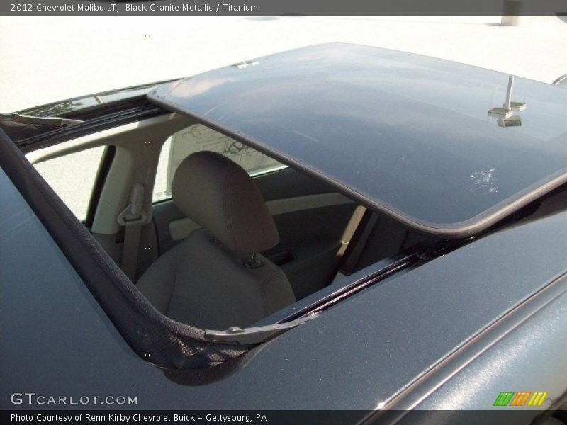 Sunroof of 2012 Malibu LT