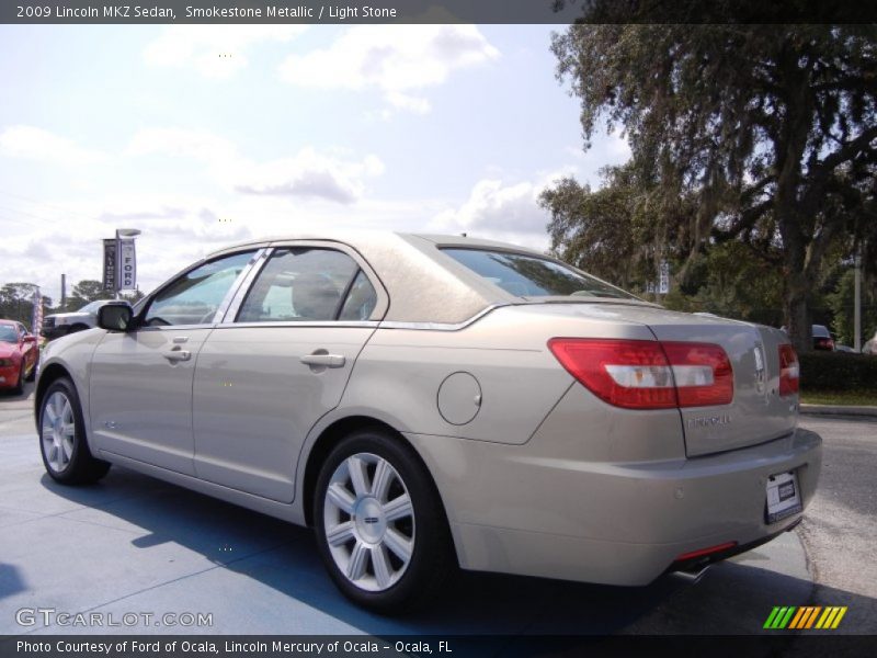 Smokestone Metallic / Light Stone 2009 Lincoln MKZ Sedan