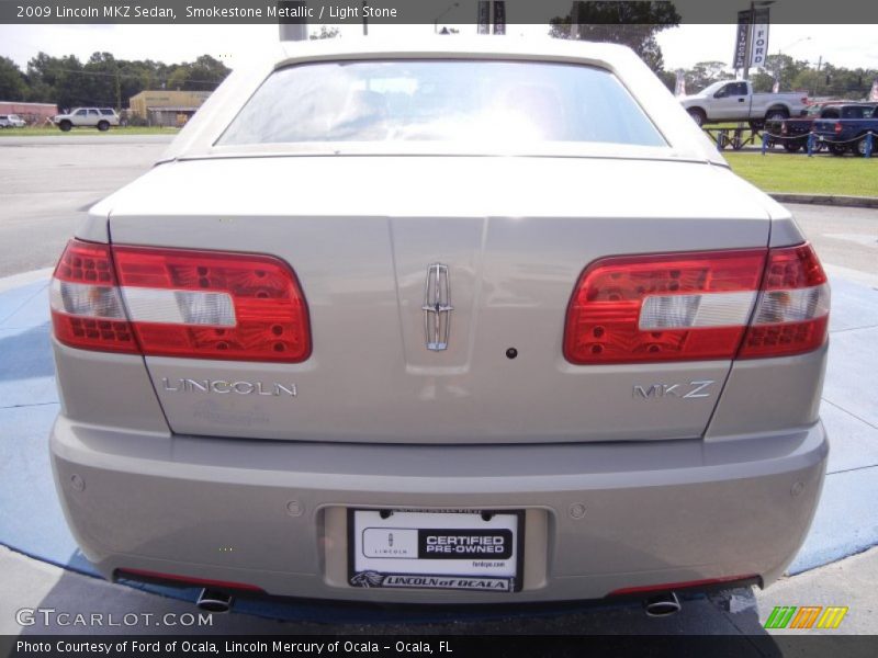 Smokestone Metallic / Light Stone 2009 Lincoln MKZ Sedan