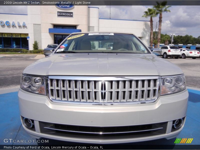 Smokestone Metallic / Light Stone 2009 Lincoln MKZ Sedan