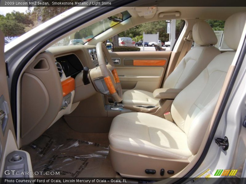 Smokestone Metallic / Light Stone 2009 Lincoln MKZ Sedan