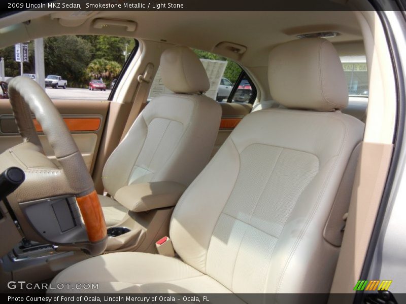 Smokestone Metallic / Light Stone 2009 Lincoln MKZ Sedan