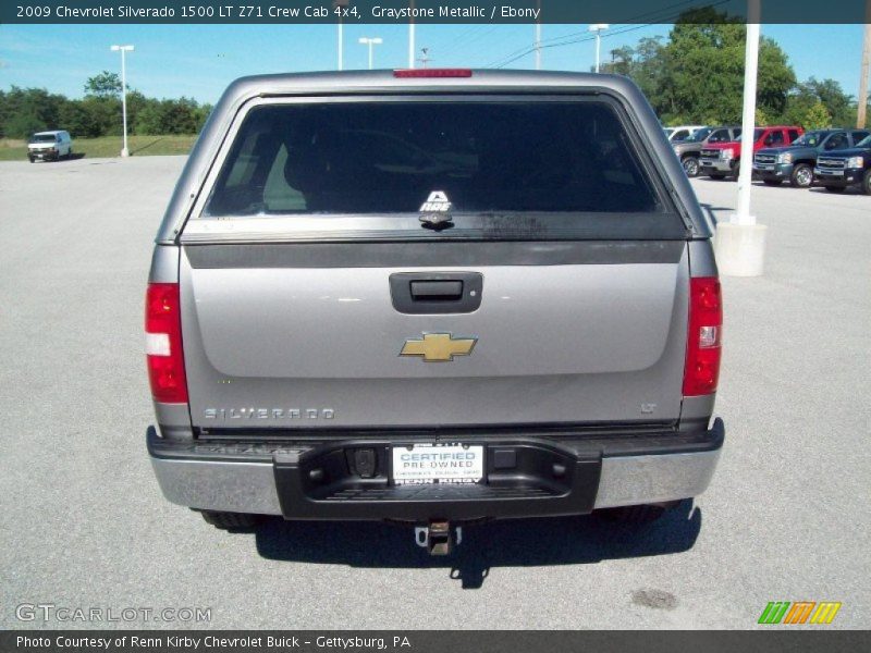 Graystone Metallic / Ebony 2009 Chevrolet Silverado 1500 LT Z71 Crew Cab 4x4