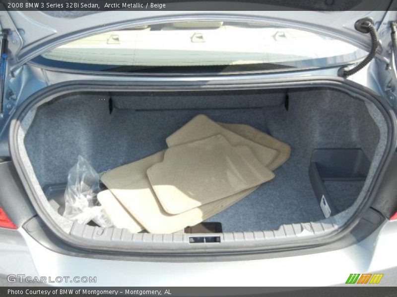Arctic Metallic / Beige 2008 BMW 3 Series 328i Sedan