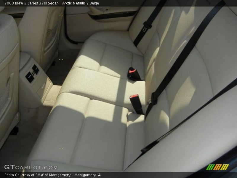 Arctic Metallic / Beige 2008 BMW 3 Series 328i Sedan