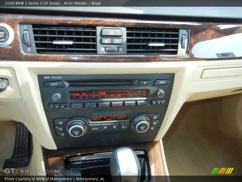 Arctic Metallic / Beige 2008 BMW 3 Series 328i Sedan