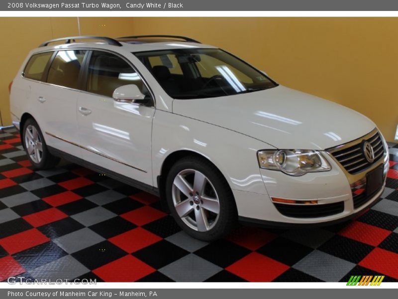 Candy White / Black 2008 Volkswagen Passat Turbo Wagon