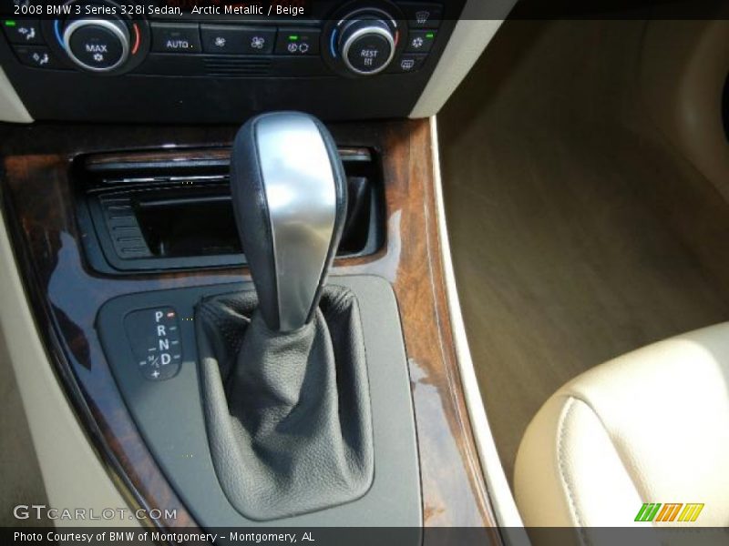 Arctic Metallic / Beige 2008 BMW 3 Series 328i Sedan
