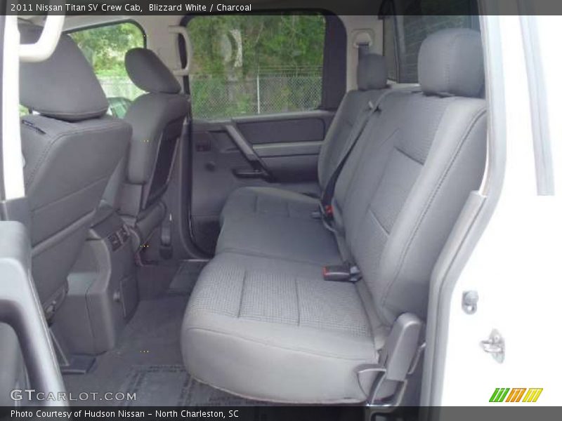 Blizzard White / Charcoal 2011 Nissan Titan SV Crew Cab