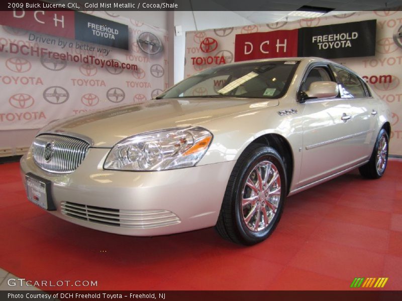 Gold Mist Metallic / Cocoa/Shale 2009 Buick Lucerne CXL