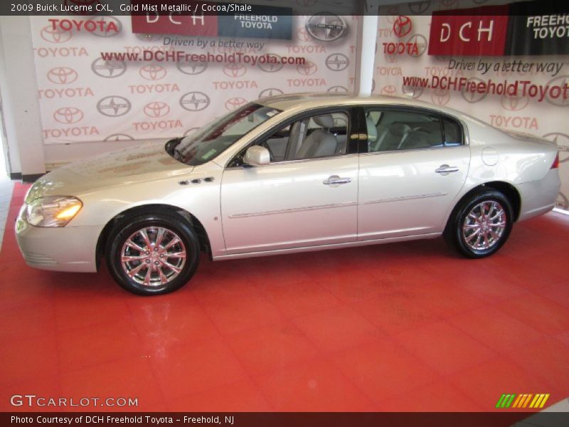 Gold Mist Metallic / Cocoa/Shale 2009 Buick Lucerne CXL