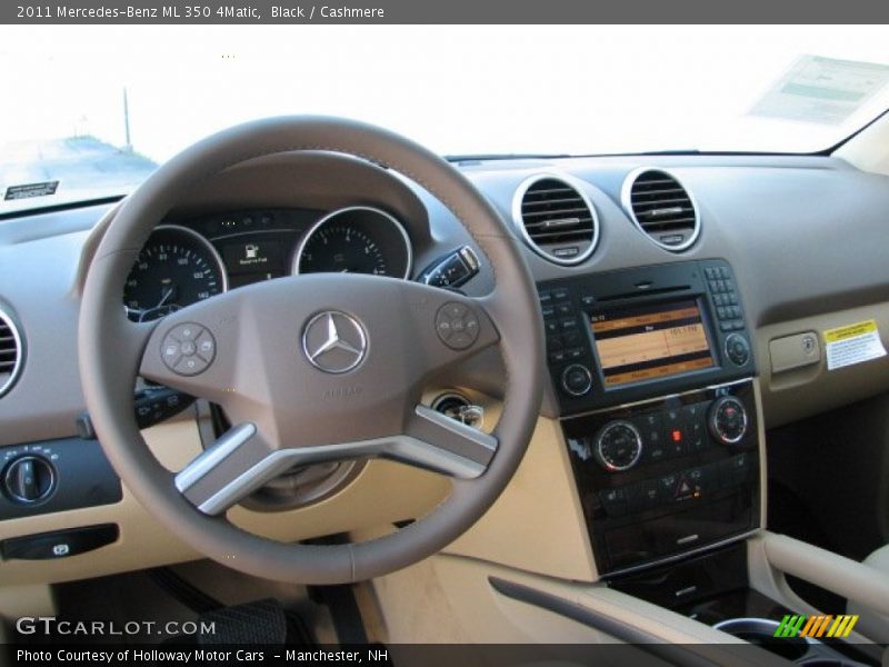 Black / Cashmere 2011 Mercedes-Benz ML 350 4Matic