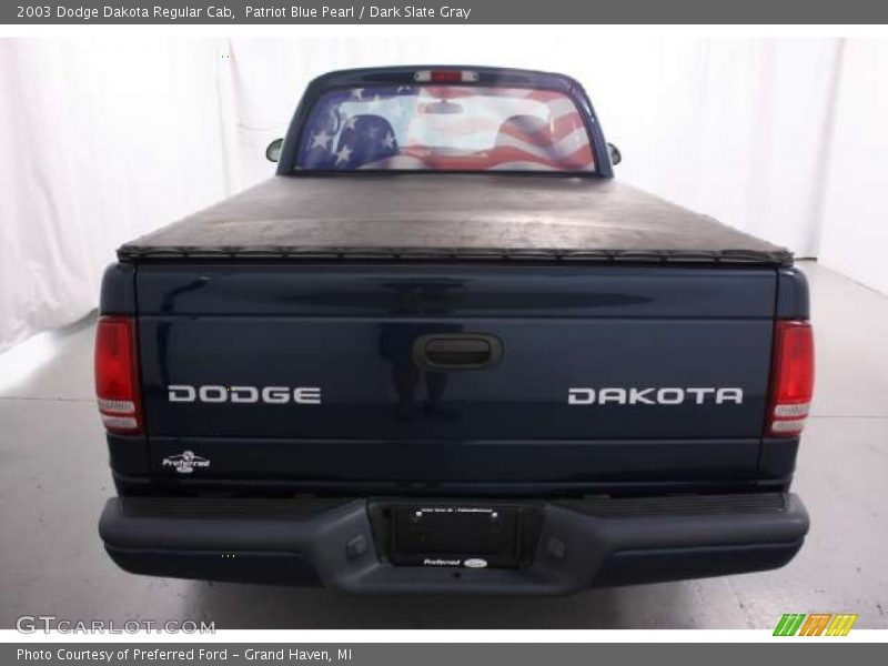 Patriot Blue Pearl / Dark Slate Gray 2003 Dodge Dakota Regular Cab