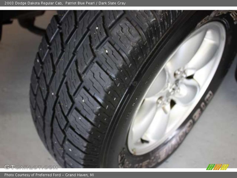 Patriot Blue Pearl / Dark Slate Gray 2003 Dodge Dakota Regular Cab