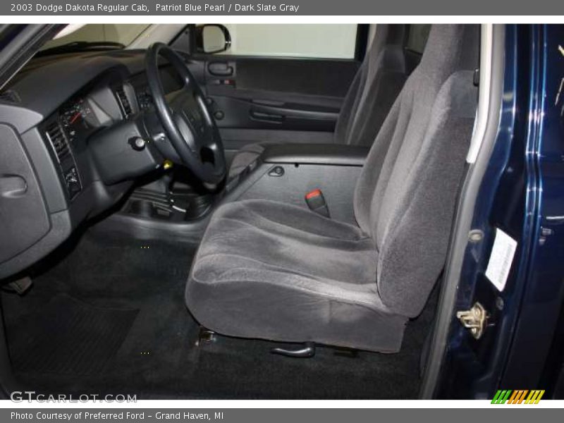  2003 Dakota Regular Cab Dark Slate Gray Interior