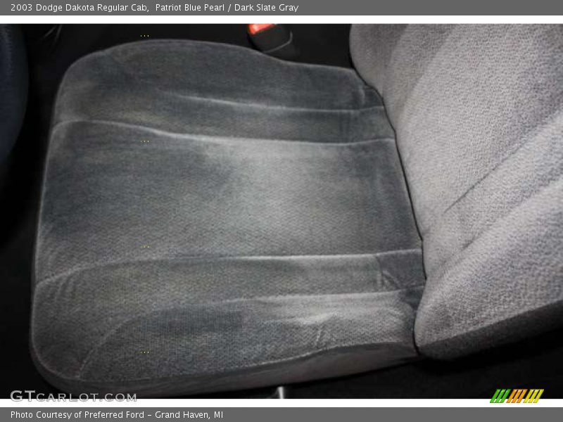 Patriot Blue Pearl / Dark Slate Gray 2003 Dodge Dakota Regular Cab
