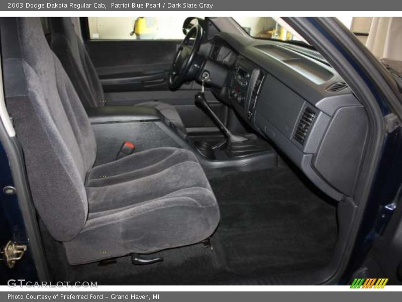  2003 Dakota Regular Cab Dark Slate Gray Interior