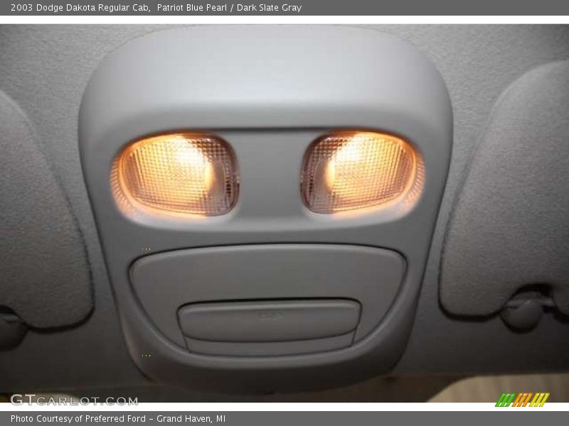 Patriot Blue Pearl / Dark Slate Gray 2003 Dodge Dakota Regular Cab
