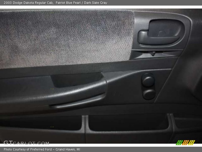 Patriot Blue Pearl / Dark Slate Gray 2003 Dodge Dakota Regular Cab