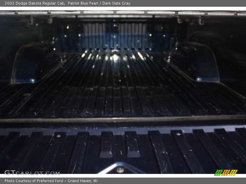 Patriot Blue Pearl / Dark Slate Gray 2003 Dodge Dakota Regular Cab