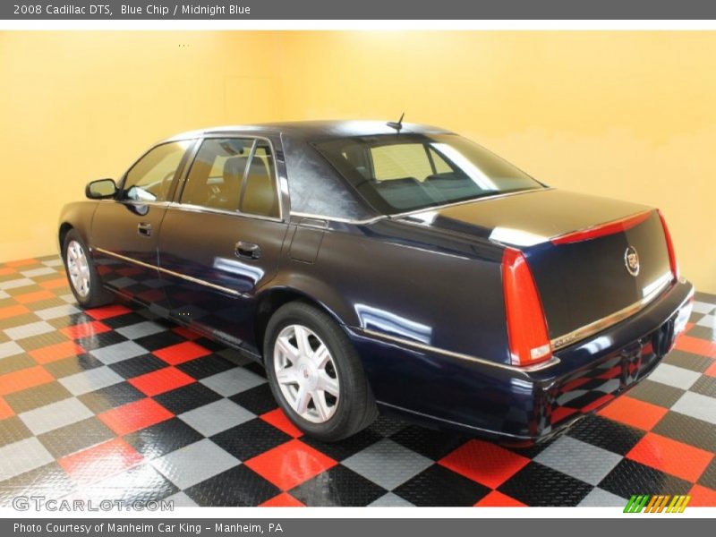 Blue Chip / Midnight Blue 2008 Cadillac DTS
