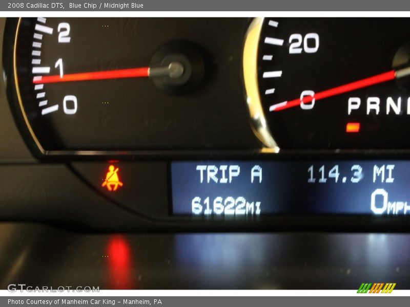 Blue Chip / Midnight Blue 2008 Cadillac DTS