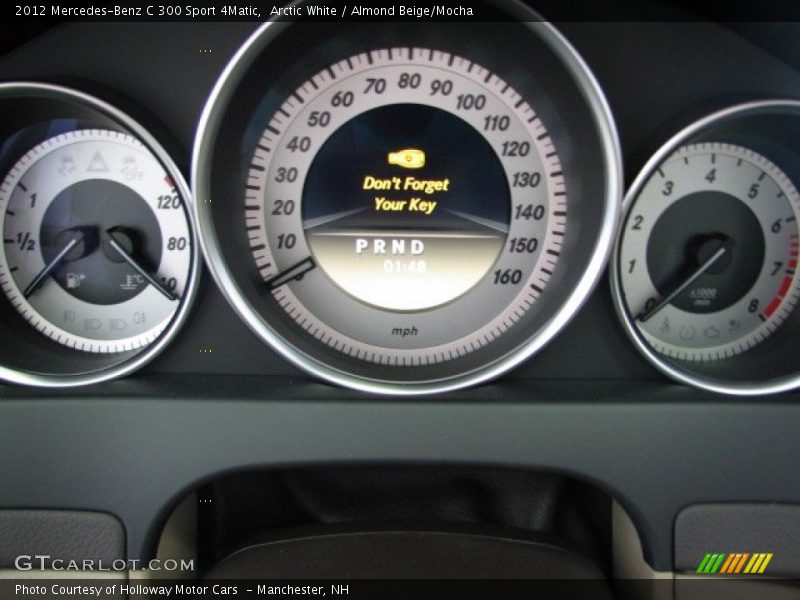 Arctic White / Almond Beige/Mocha 2012 Mercedes-Benz C 300 Sport 4Matic