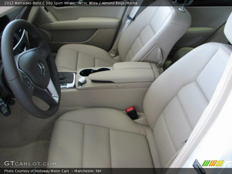 Arctic White / Almond Beige/Mocha 2012 Mercedes-Benz C 300 Sport 4Matic