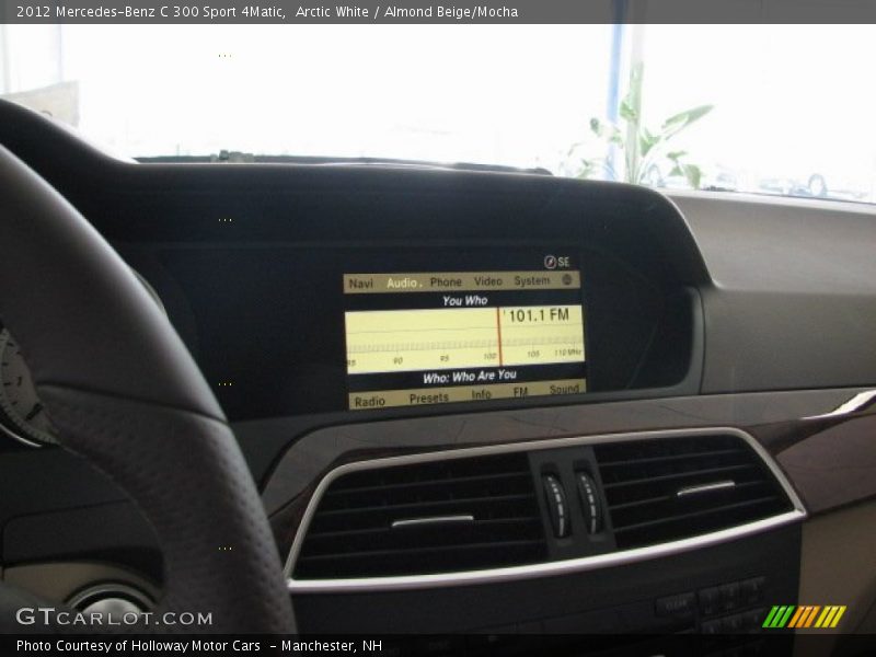 Arctic White / Almond Beige/Mocha 2012 Mercedes-Benz C 300 Sport 4Matic