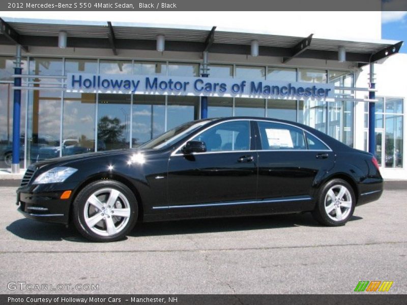 Black / Black 2012 Mercedes-Benz S 550 4Matic Sedan