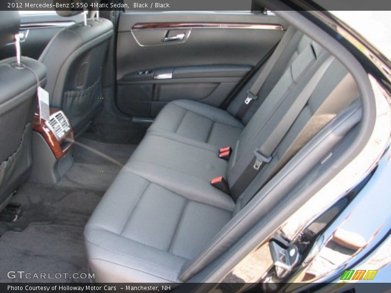 Black / Black 2012 Mercedes-Benz S 550 4Matic Sedan
