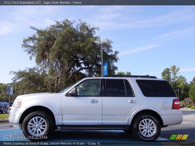 Ingot Silver Metallic / Stone 2011 Ford Expedition XLT