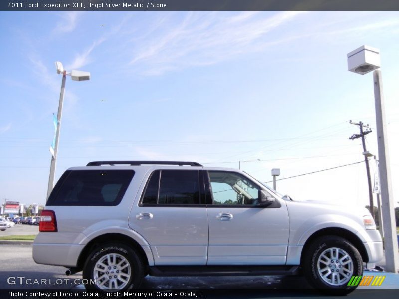 Ingot Silver Metallic / Stone 2011 Ford Expedition XLT