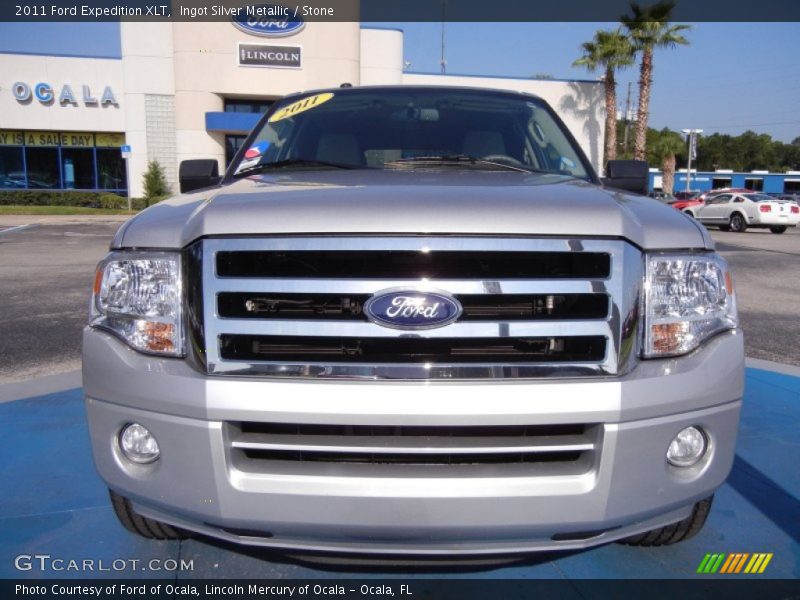 Ingot Silver Metallic / Stone 2011 Ford Expedition XLT