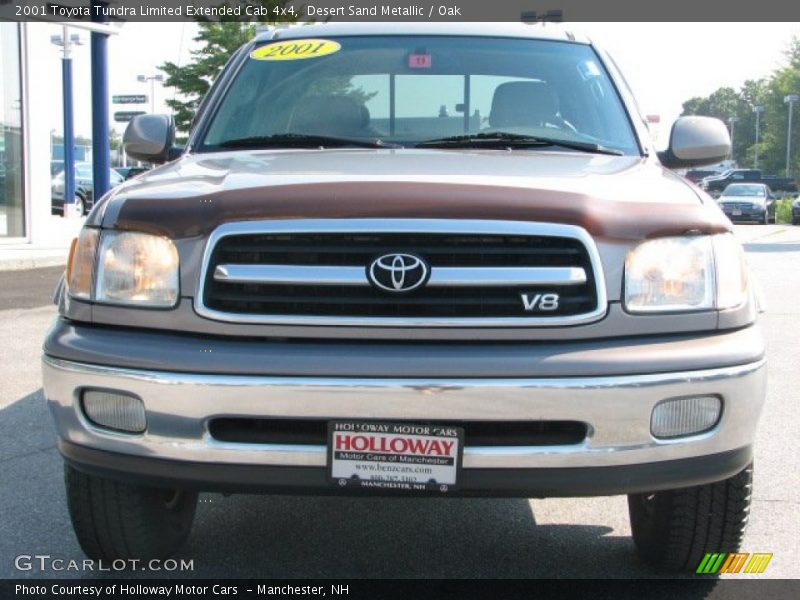 Desert Sand Metallic / Oak 2001 Toyota Tundra Limited Extended Cab 4x4