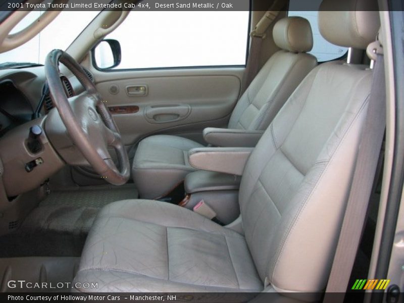 Desert Sand Metallic / Oak 2001 Toyota Tundra Limited Extended Cab 4x4