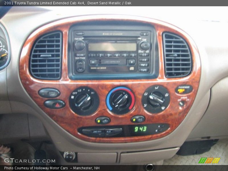 Desert Sand Metallic / Oak 2001 Toyota Tundra Limited Extended Cab 4x4