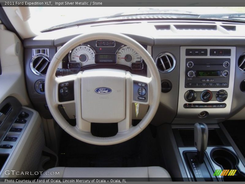 Ingot Silver Metallic / Stone 2011 Ford Expedition XLT