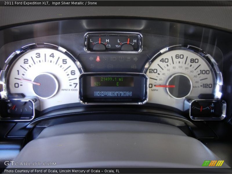 Ingot Silver Metallic / Stone 2011 Ford Expedition XLT