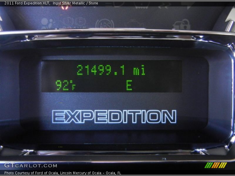 Ingot Silver Metallic / Stone 2011 Ford Expedition XLT