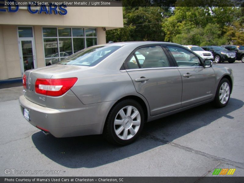 Vapor Silver Metallic / Light Stone 2008 Lincoln MKZ Sedan