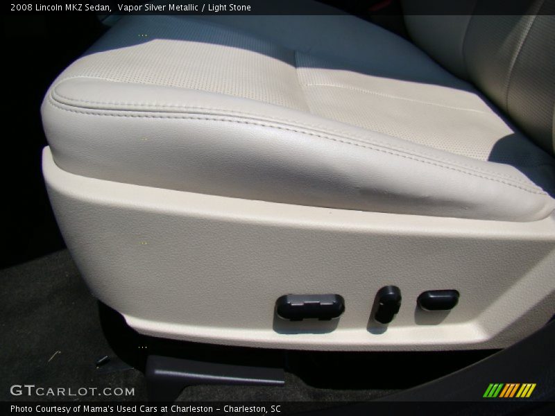 Vapor Silver Metallic / Light Stone 2008 Lincoln MKZ Sedan