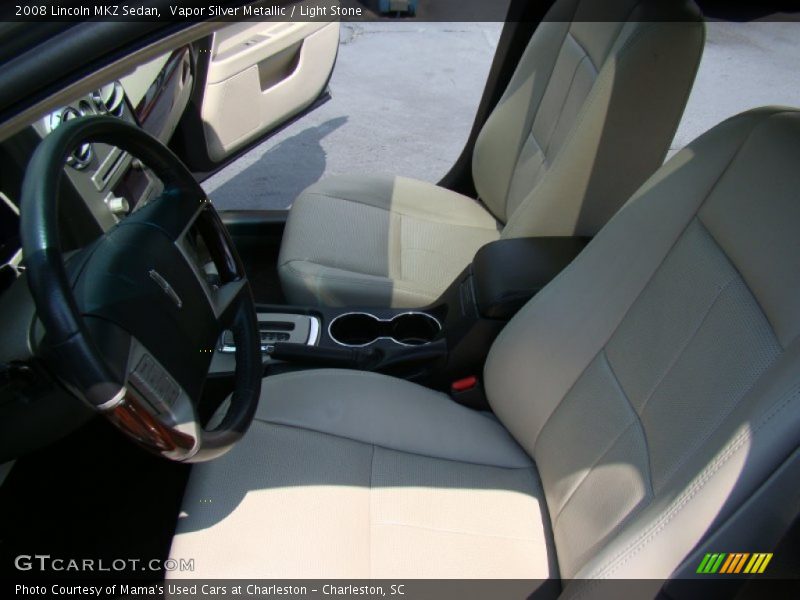 Vapor Silver Metallic / Light Stone 2008 Lincoln MKZ Sedan