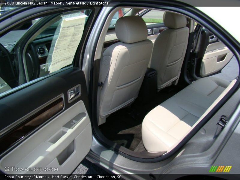 Vapor Silver Metallic / Light Stone 2008 Lincoln MKZ Sedan