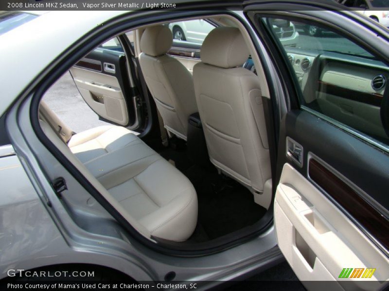 Vapor Silver Metallic / Light Stone 2008 Lincoln MKZ Sedan