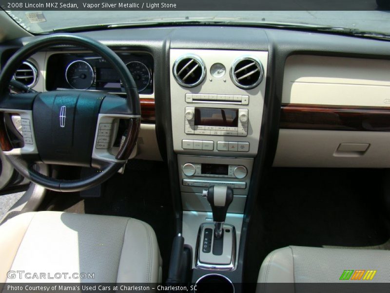 Vapor Silver Metallic / Light Stone 2008 Lincoln MKZ Sedan