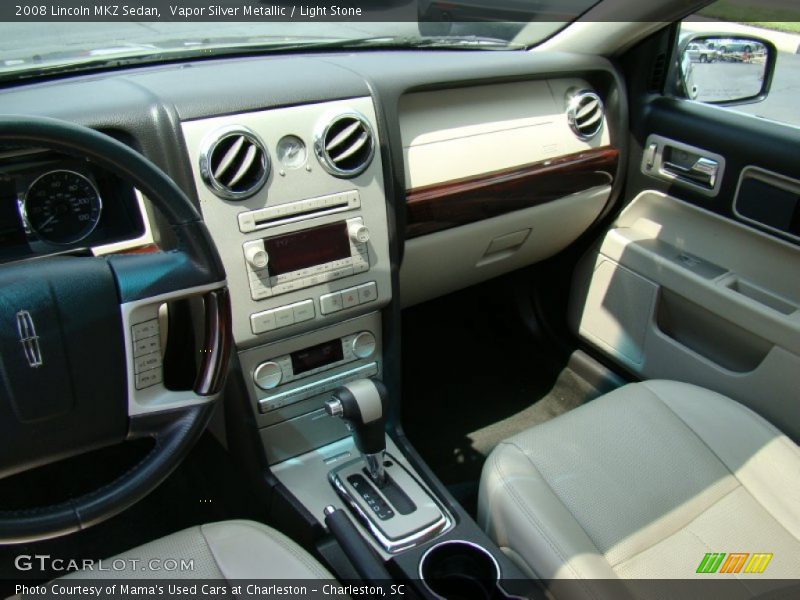 Vapor Silver Metallic / Light Stone 2008 Lincoln MKZ Sedan