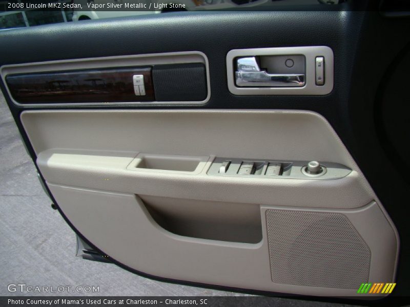 Vapor Silver Metallic / Light Stone 2008 Lincoln MKZ Sedan